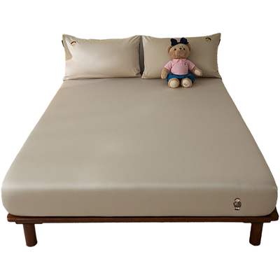 TeenieWeenie纯色全棉床笠单件