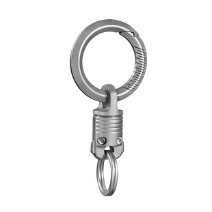 钛合金磁吸扣快拆钥匙扣男士汽车钥匙圈环挂件新型钥匙链万向扣