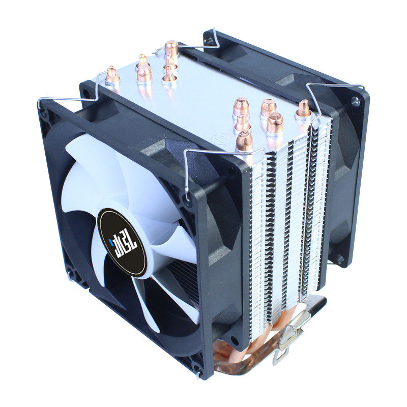 冰弘6铜管cpu散热器静音1200AMD1155主板温控台式电脑1366CPU风扇