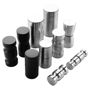 公共卫生间隔断五金配件304不锈钢洗手间门配件厕所合页圆把手