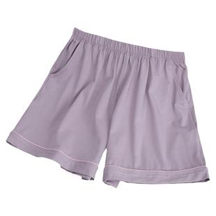 纯棉短裤女士家居睡觉睡裤居家短裤女款春夏季宽松加大码休闲短裤