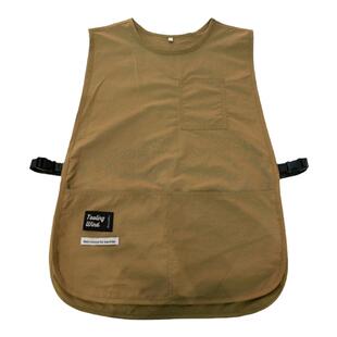 厨房马甲式围裙咖啡师餐饮专用罩衣防水美发店工作服定制logo男款