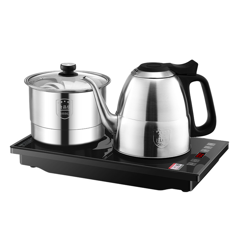 全自动底部上水电热烧水壶泡茶桌专用嵌入式茶台一体机电磁煮茶炉