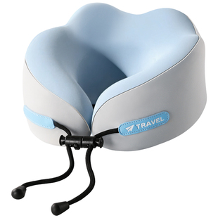 夏季冰丝u型枕护颈枕脖枕靠枕旅行坐车飞机睡觉神器便携式u形头枕