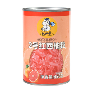 不苦红西柚粒罐头固形物≥60%