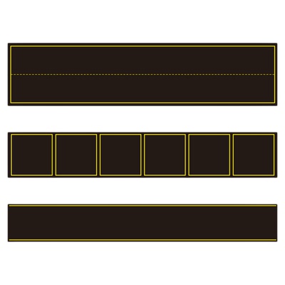 双线格章法格黑板磁性贴软磁铁贴