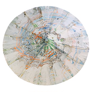 非遗漆扇diy漂漆空白宣纸团扇材料包古风油纸伞儿童手绘全套颜料