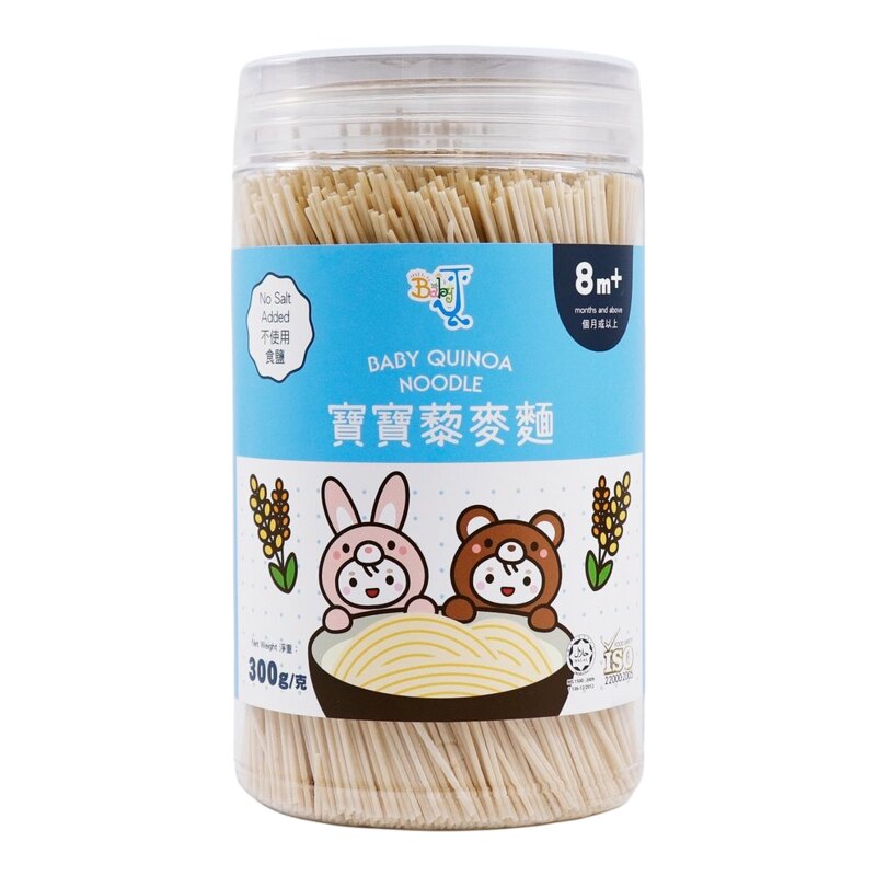 BabyJ天然藜麦婴儿面300g罐装8个月以上宝宝面条杂粮儿童营养面条