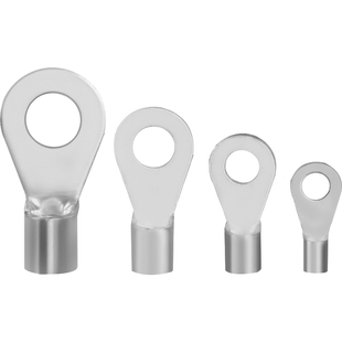 OT冷压接线端子铜鼻子线鼻子圆形裸端子接线耳10平方压线接头套装