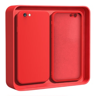 新年红适用苹果6手机壳6S/6Plus/6SPlus新款iPhone六ip硅胶i套sp全包防摔puls本命年红色马年男女spuls软外壳