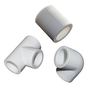 家装工程PPR管材自来水4分20配件热熔弯头6分25直接1寸32三通接头