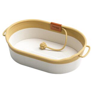 猫窝藤编四季通用半封闭式幼猫睡觉超级大夏季凉窝猫咪编织筐垫子