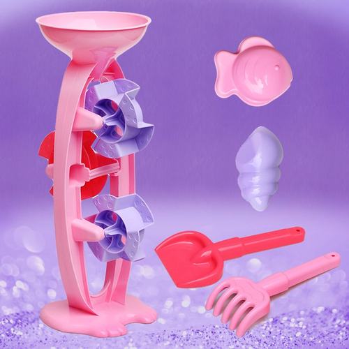 夏季热卖儿童沙滩玩具大挖沙玩具批发雄建5沙漏戏水号件套塑料