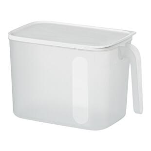 厨房橱柜透明收纳盒带提手大容量零食玩具储物盒书本杂物整理盒子