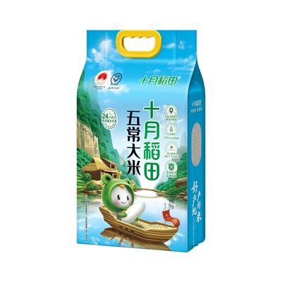 25年新米十月稻田五常大米5kg*2