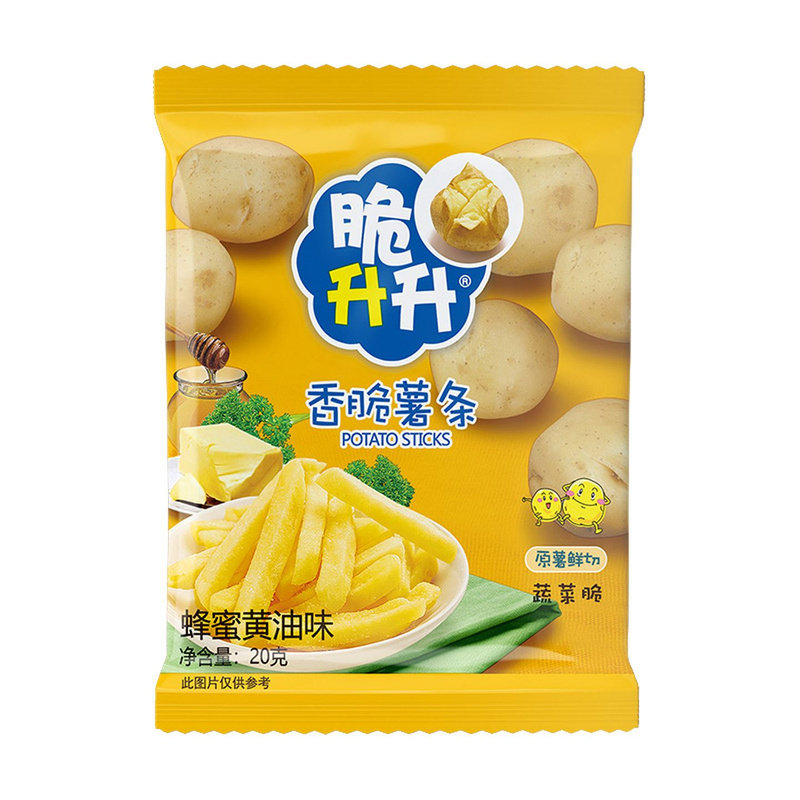 脆升升蜂蜜黄油薯条香脆原切零食