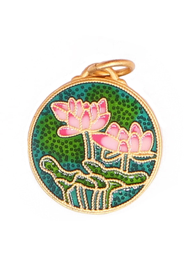 古法金烧吊坠串珠网红同款情侣