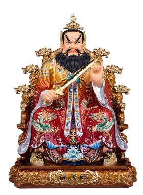 树脂张天师神像龙虎山供奉摆件