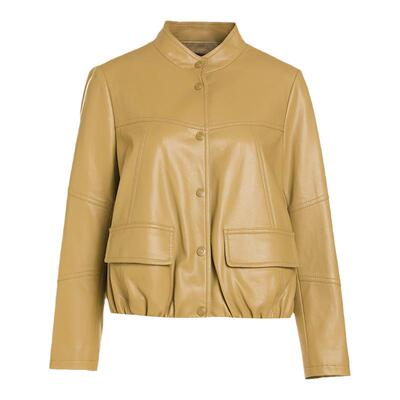 乔万尼初春外套休闲短款夹克时髦干练设计感气质优雅设计EM3B457