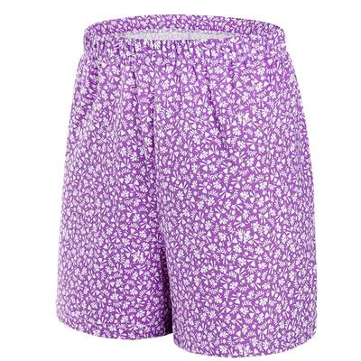 纯棉印花高腰大码妈妈平脚裤