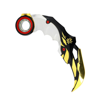 瓦罗兰特套装无畏契约2025冠军赛蝴蝶刀RGX显卡爪刀金属武器模型