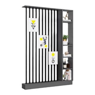 全实木屏风隔断入户玄关柜客厅家用进门遮挡屏风柜现代简约置物架