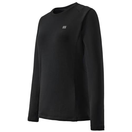 KOLON SPORT可隆长袖T恤吸湿排汗抗菌女士圆领抓绒长袖上衣