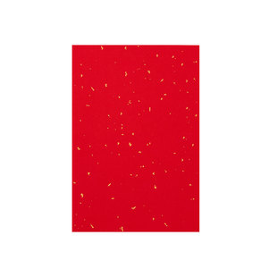 万年红卡纸半生熟红色洒金宣纸硬卡纸卡片书法作品纸专用加厚福字国画毛笔空白手写红纸A4春联对联纸新年结婚