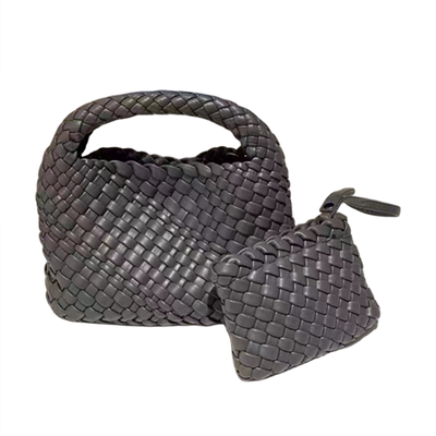 高质感纯手工编织迷你包包