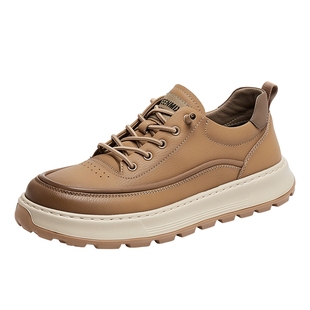 天美意2025秋新款商场同款休闲系带厚底户外男工装鞋3VL01CM5