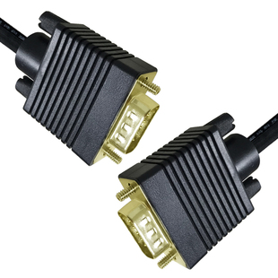 vga线1.5m公对公2高清3+9电脑5连接10显示器15米电视投影仪视频线