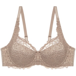 黛安芬经典女内衣常规款舒适薄款透气收副乳全罩杯大码文胸19-575