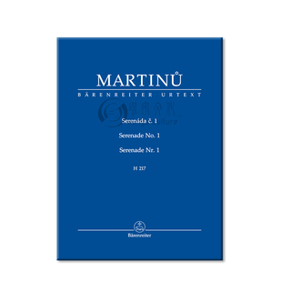 马尔蒂努第一小夜曲H217研习小总谱 骑熊士原版乐谱书 Martinu Serenade no 1 Study score TP441