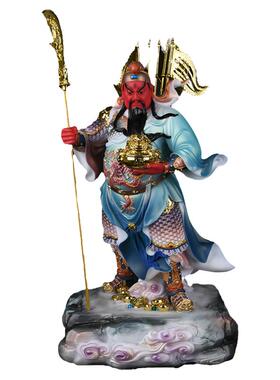 站龙关公拖宝招财装饰摆件像