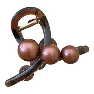 适合发量少的头发抓夹女高级感2025新款中号发夹后脑勺鲨鱼夹头饰