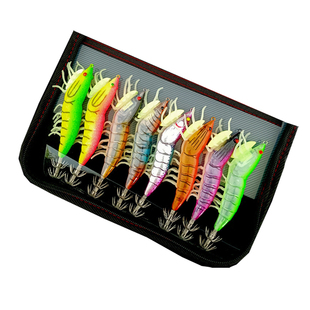 夜光木虾套装仿真虾软饵路亚假饵鱿鱼钩软脚带响珠墨鱼乌贼章鱼钩