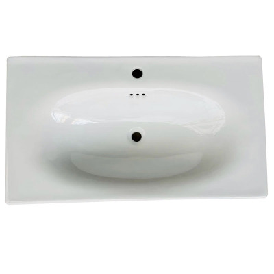 鸡蛋形盆陶瓷一体盆椭圆形洗手盆