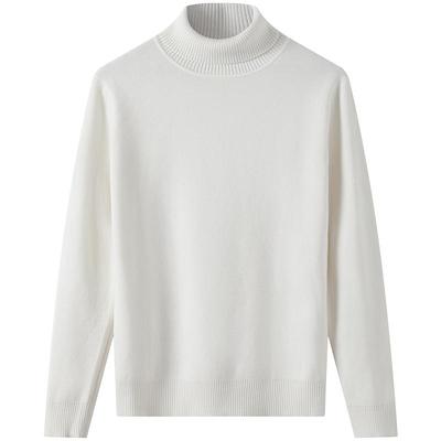 秋冬季高领毛衣男基础时尚百搭