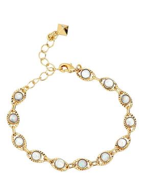 女铜镀K金轻奢小众简约气质手链