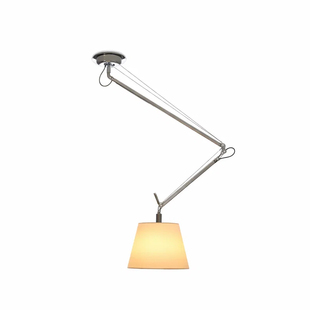 爱丽莎书房中古复古餐厅吊灯意大利Tolomeo摇臂卧室黑色设计师灯