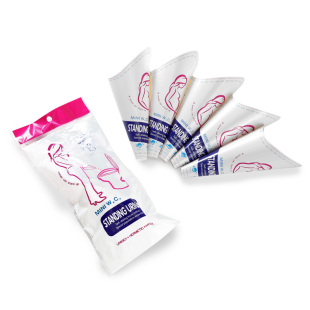 一次性纸质站立接尿应急小便器厕所堵车术载马桶孕妇嘘嘘杯尿袋女