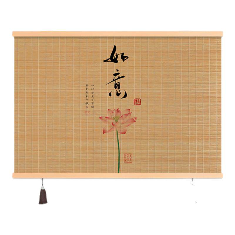 新中式植物系列竹编挂画竹报平安玄关客厅餐厅简约竹帘挂画竹丝画
