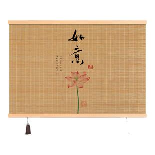 新中式植物系列竹编挂画竹报平安玄关客厅餐厅简约竹帘挂画竹丝画