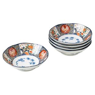 日本进口陶瓷金彩古伊万里日式家用菜盘浅盘深盘盘子果盘餐具套装