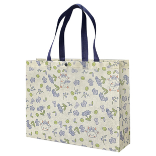 可爱服装店手提袋无纺布定制logo卡通衣服用购物礼品包装袋子定做