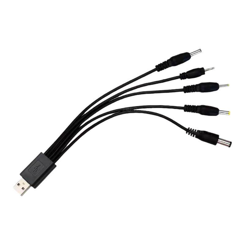 圆孔充电线圆头usb转dc3.5mm台灯玩具电动牙刷音响DC5V多功能通用