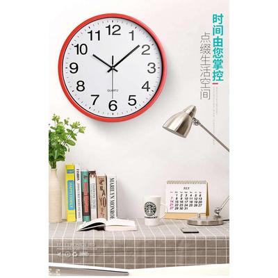 钟表静音挂钟客厅家用大气时钟挂墙现代简约创意时尚石英钟轻奢风