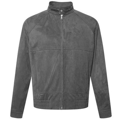 利郎官方仿麂皮绒秋季夹克外套