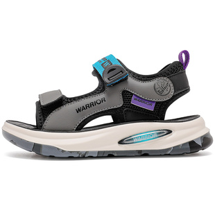 回力男童沙滩鞋2026年夏季新款防滑男大童涉水鞋舒适儿童露趾凉鞋