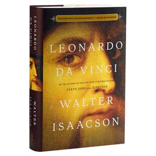 列奥纳多达芬奇传 英文原版 Leonardo da Vinci 人物传记 乔布斯传作者Walter Isaacson 文艺复兴 蒙娜丽莎 发明手记笔记 英语书籍